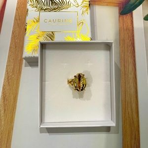 Cowrie Shell Adjustable Ring